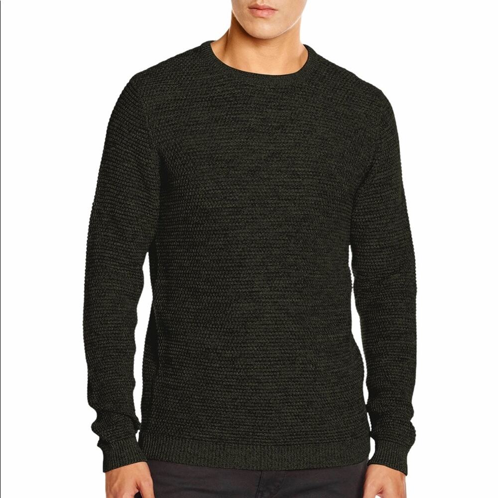 SELECTED HOMME INDIGO Men's Navy Crew Neck Sweater